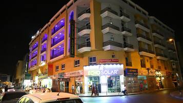 Front of property - evening/night