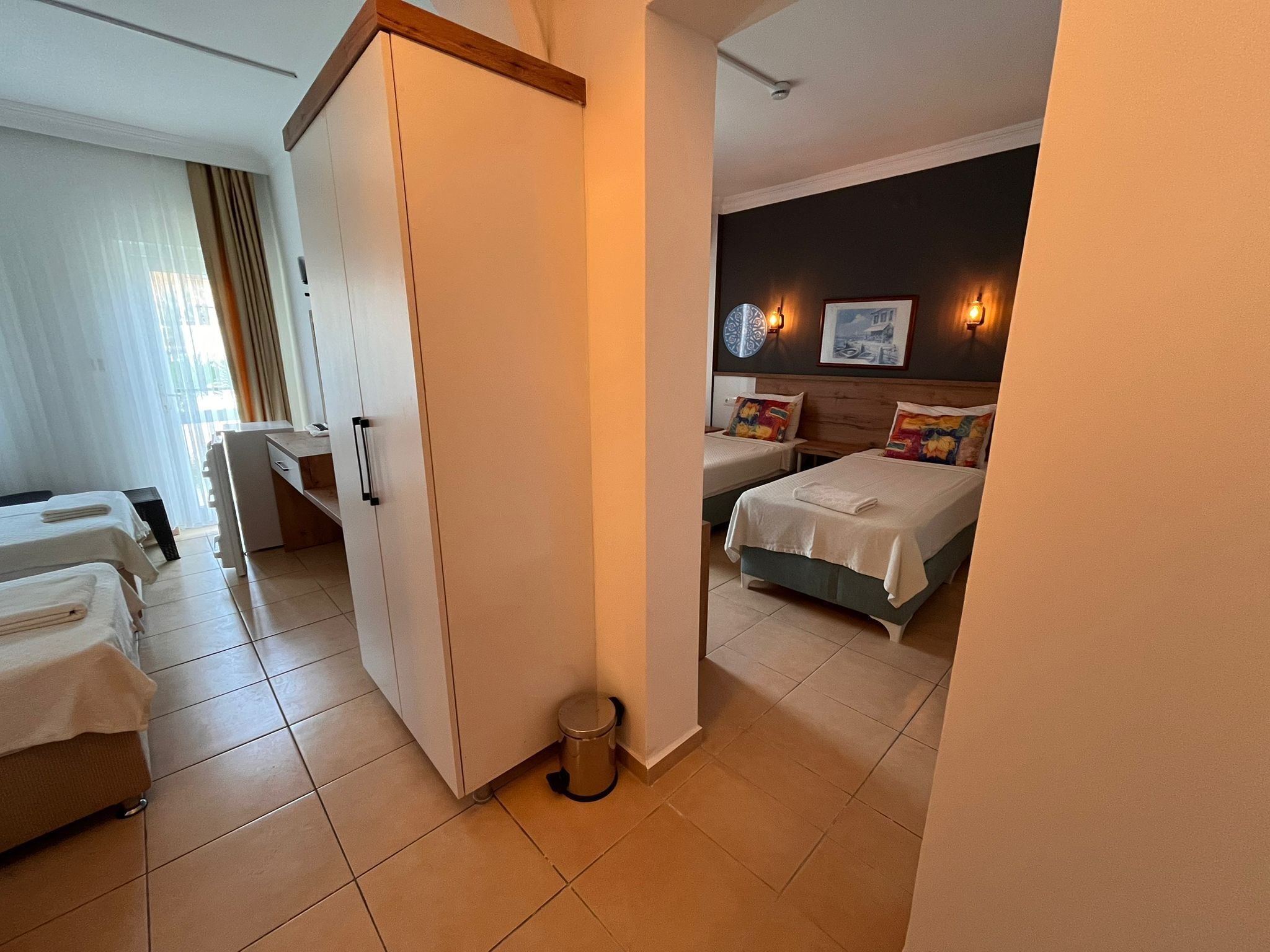 Familien-Doppel- oder -Zweibettzimmer