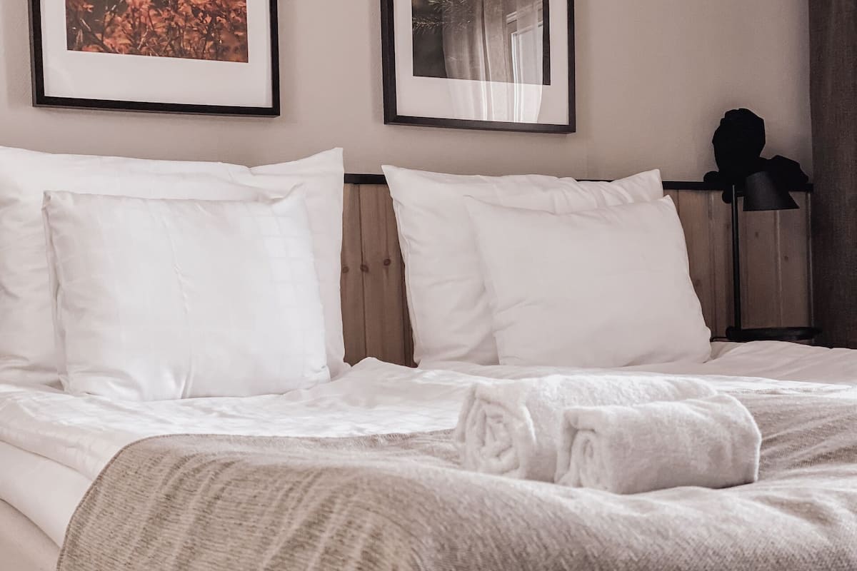 double room, patio | 2 bedrooms, desk, blackout curtains, iron/ironing board