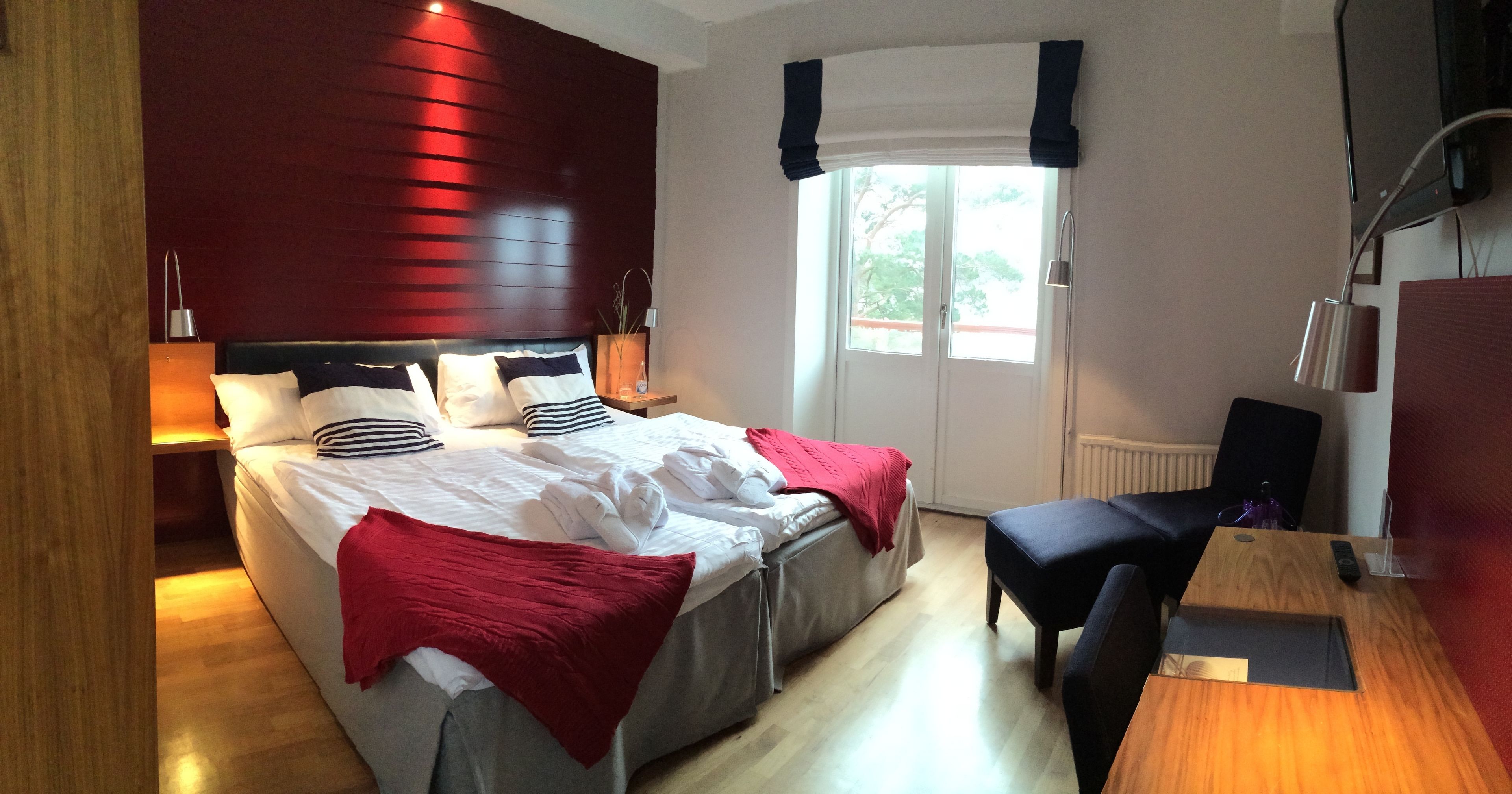 double room, balcony (badhotellet) | minibar, in-room safe, blackout curtains, soundproofing
