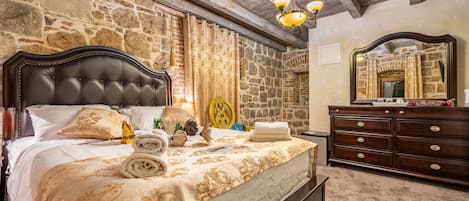 Ropa de cama de alta calidad y minibar