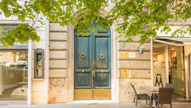 Façade de l’hébergement