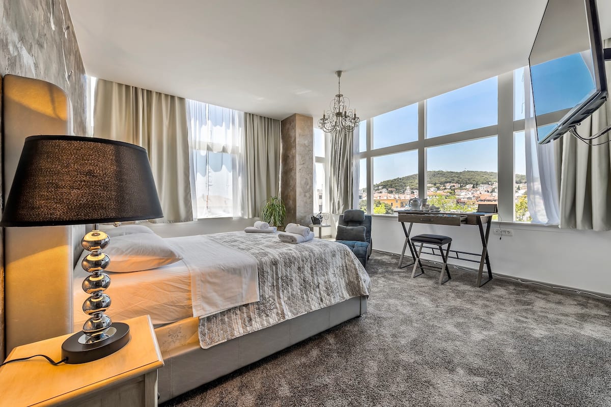 1 Schlafzimmer, Bettwäsche aus ägyptischer Baumwolle