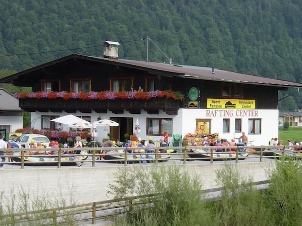 Blick von der Unterkunft
