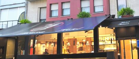 Front of property – evening/night