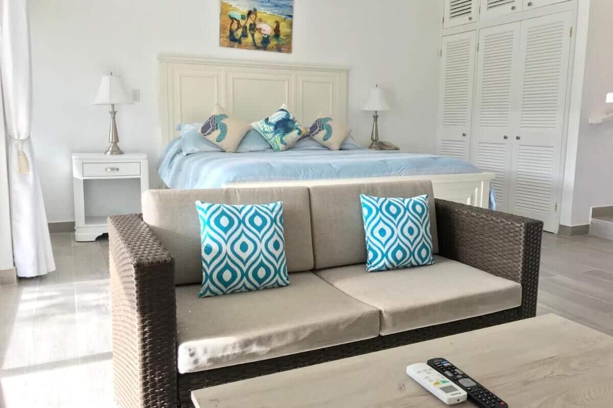 Luxe studio, 1 kingsize bed | Luxe beddengoed, pillowtop-bedden, een kluis op de kamer