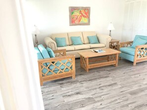 Luxury Villa, 1 King Bed with Sofa bed | Living area | 50-inch TV with cable channels - Dickenson Bay Oasis Antigua Village (St. John's)