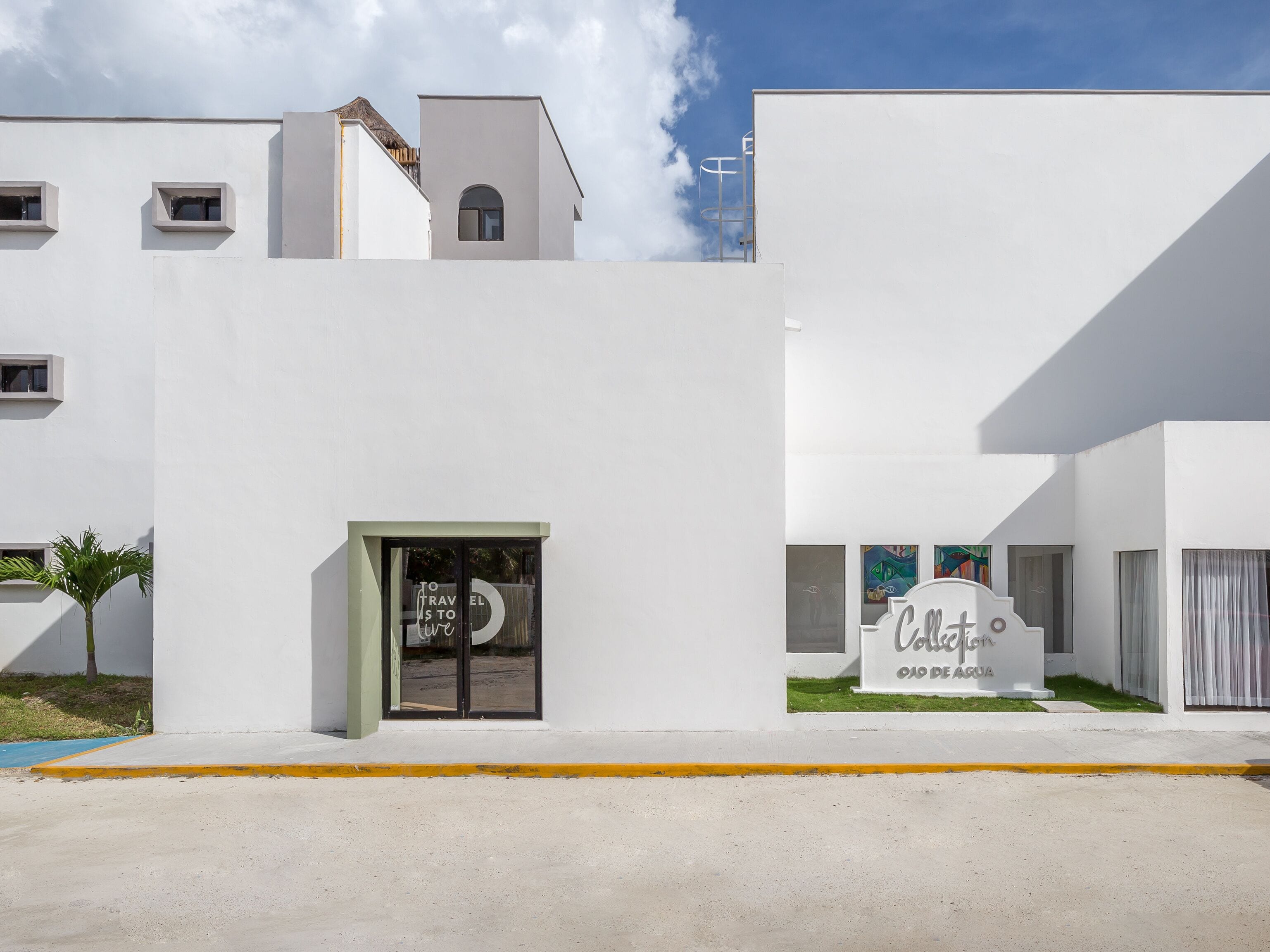 Entrada de la propiedad