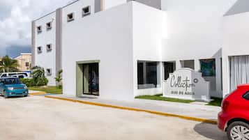 Overnatningsstedets facade