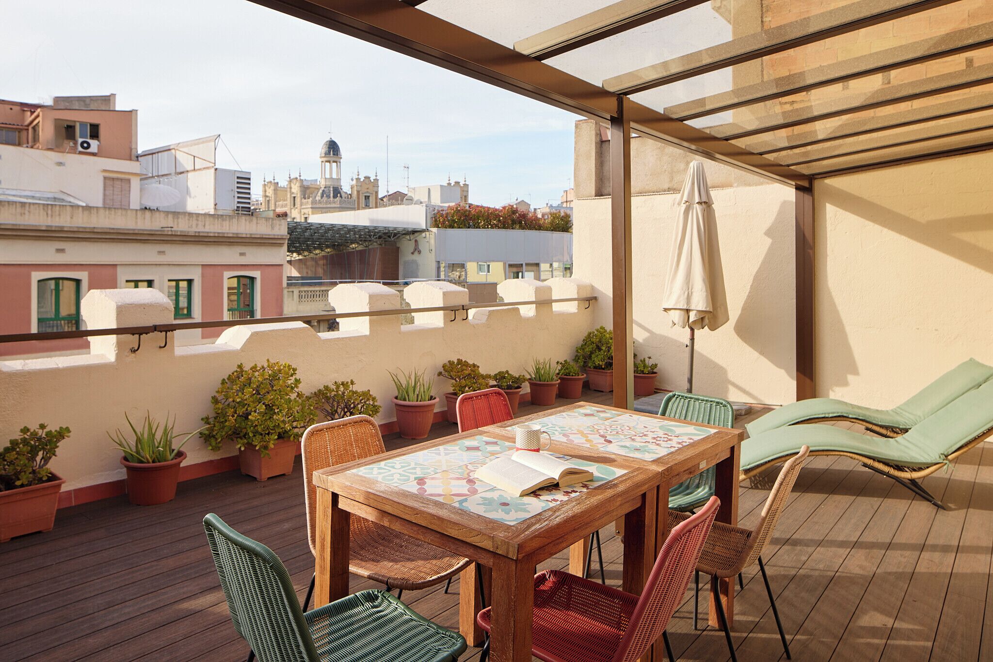 Ático, 3 habitaciones, terraza | Terraza o patio