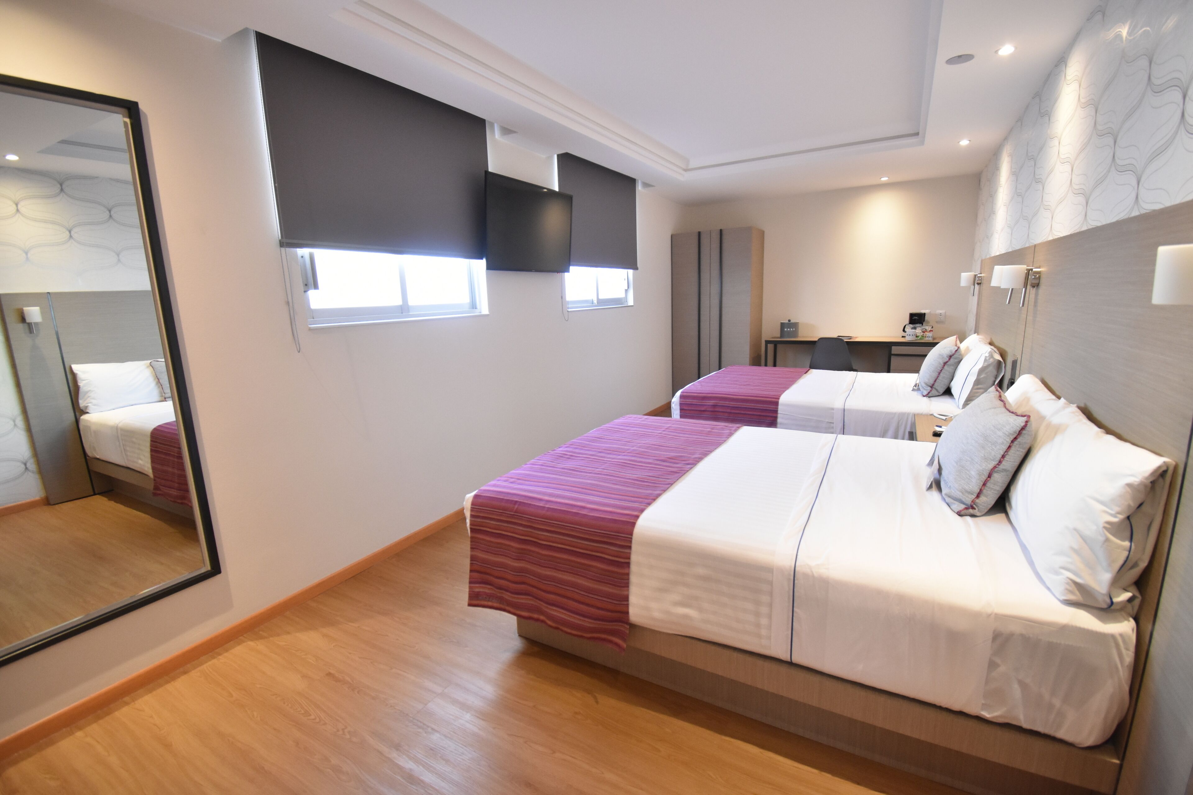 junior double room | in-room safe, desk, laptop workspace, iron/ironing board