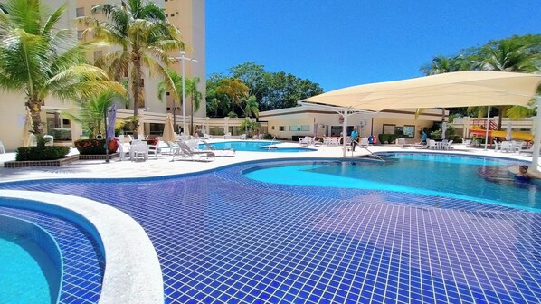 5 outdoor pools - Royal Residence - Achei Férias (Caldas Novas)