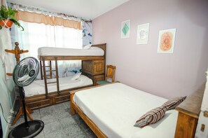 Shared Dormitory, Mixed Dorm, Shared Bathroom (4 People) | Iron/ironing board, free WiFi, bed sheets - Capital Hostel - San Juan - Adults Only (San Juan)