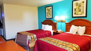 Standard Double Room, 2 Double Beds, Non Smoking | Desk, free WiFi, bed sheets