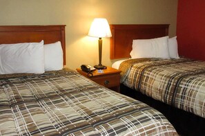 Standard Room, 2 Double Beds, Non Smoking | Desk, cribs/infant beds, rollaway beds, free WiFi - Rodeway Inn Murfreesboro Downtown (Murfreesboro)