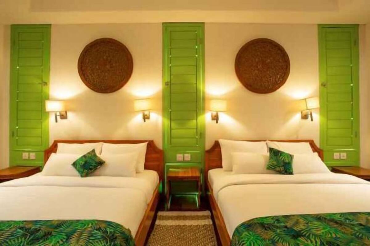 Cofres nos quartos, escrivaninha, cortinas blackout, Wi-Fi de cortesia