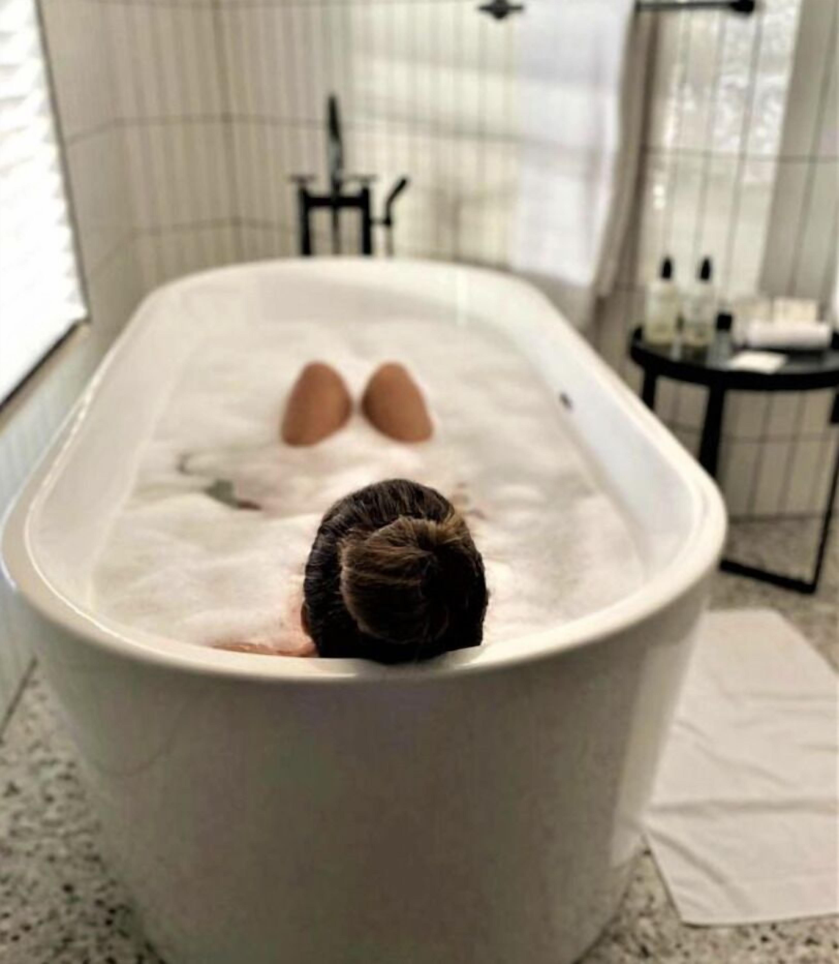 superior double room, bathtub | bathroom | separate bathtub and shower, deep-soaking bathtub, rainfall showerhead