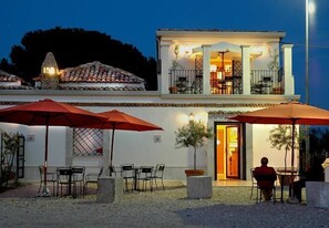 Front of property – evening/night