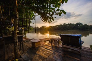 Terrace/patio - The Antique Riverside (Ban Pong)