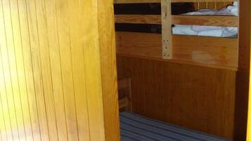 Individually furnished, blackout curtains, iron/ironing board