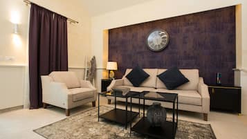 Comfort Studio, Terrace (AMETIST) | Premium bedding, in-room safe, desk, blackout drapes