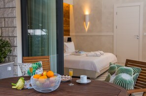 Suite Premium, bain à remous (SAPHIRE) | Terrasse/Patio