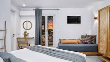 Quarto triplo superior | Roupas de cama antialérgicas, camas com colchões pillow-top
