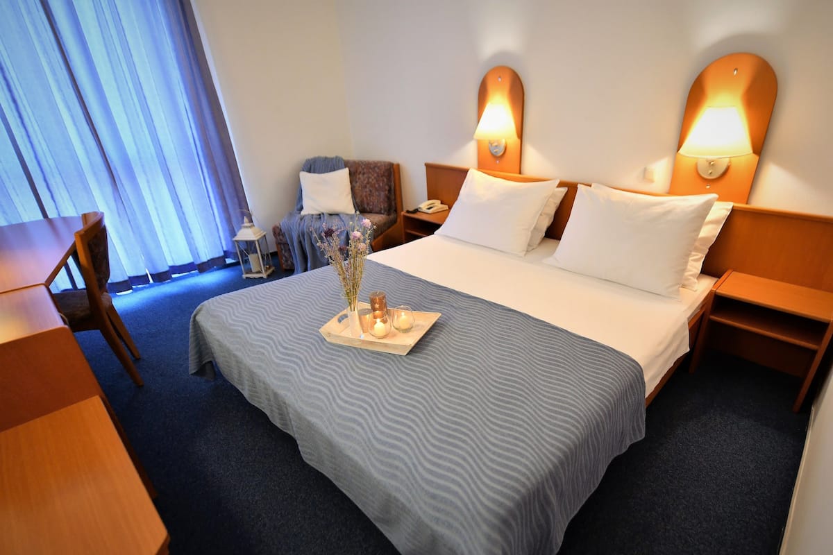 Camera Comfort con letto matrimoniale o 2 letti singoli, vista parco | 1 camera, una scrivania, postazione laptop, Wi-Fi gratuito