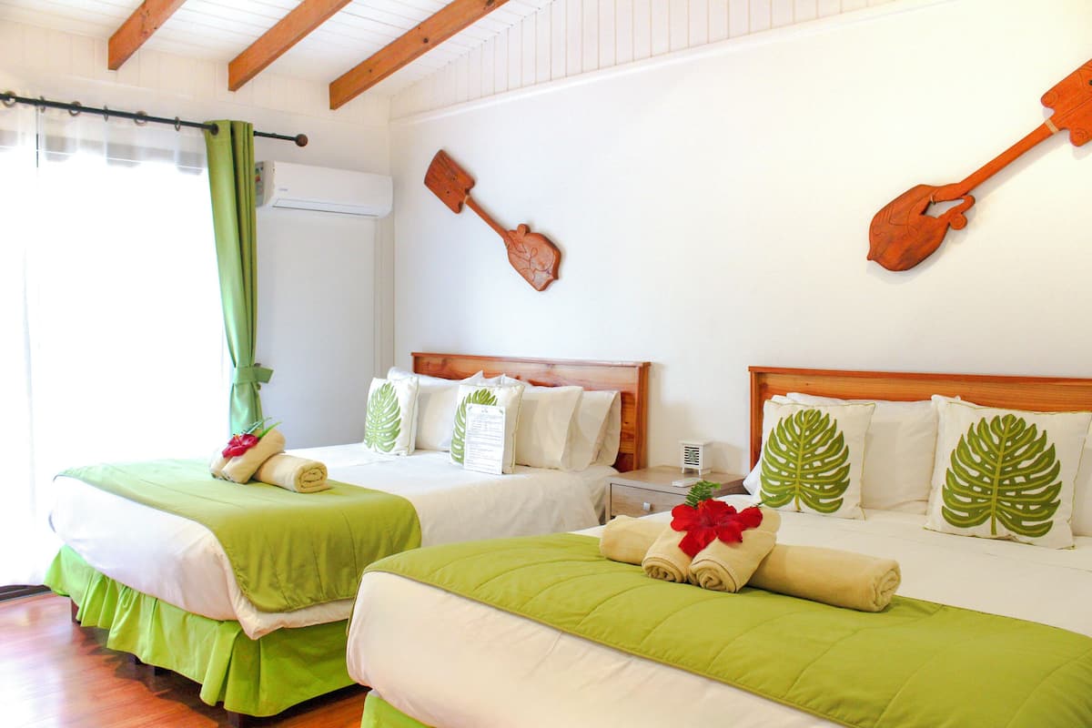Familiekamer, 1 slaapkamer | Italiaanse Frette-lakens, luxe beddengoed, donzen dekbedden