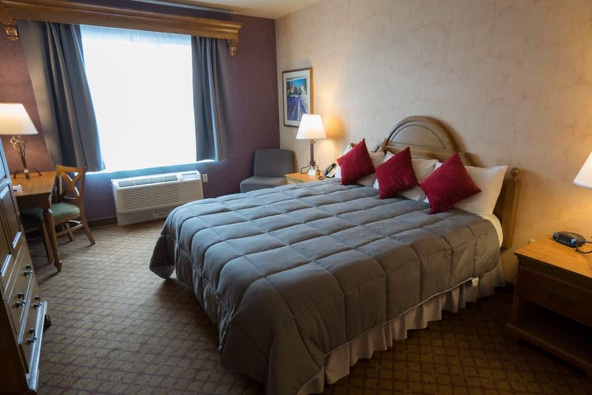 Een strijkplank/strijkijzer, gratis wifi, beddengoed