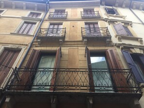 Fassade der Unterkunft