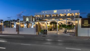 Front of property – evening/night