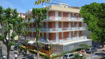 Voorkant van accommodatie