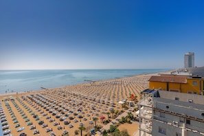 Vue sur la plage/l’océan