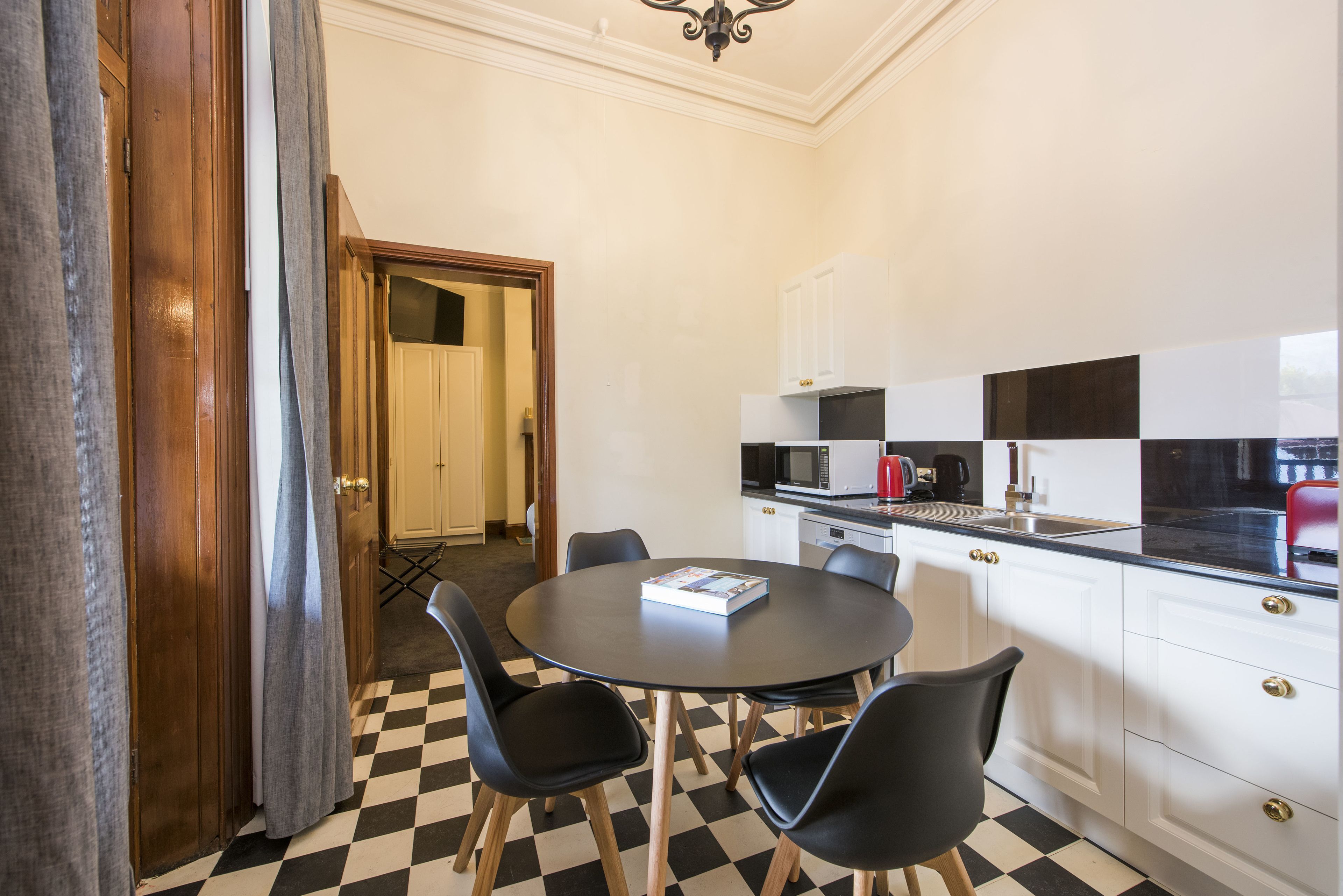 suite 3 - queen apartment | private kitchenette | fridge, espresso maker, coffee/tea maker, electric kettle
