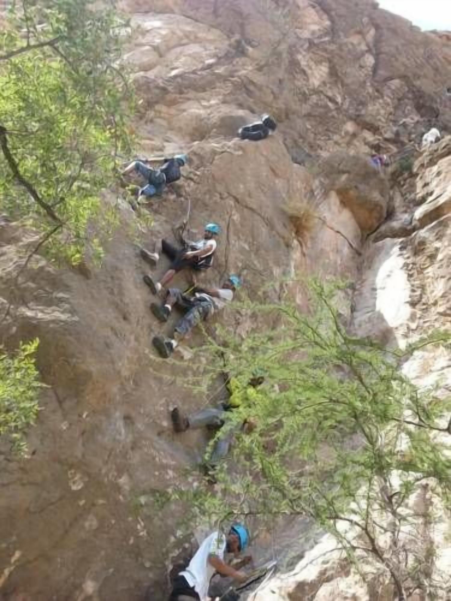 outdoor rock climbing