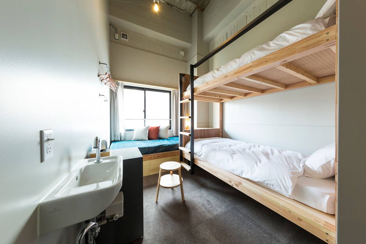 Economy-Zimmer, Gemeinschaftsbad (Bunk)