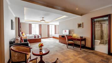 Familjesvit | Badrum | Gratis toalettartiklar, hårtork, badrock och tofflor