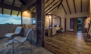 Kahden hengen deluxe-huone, rantanäköala | Ylelliset vuodevaatteet, memory foam -patjalliset sängyt