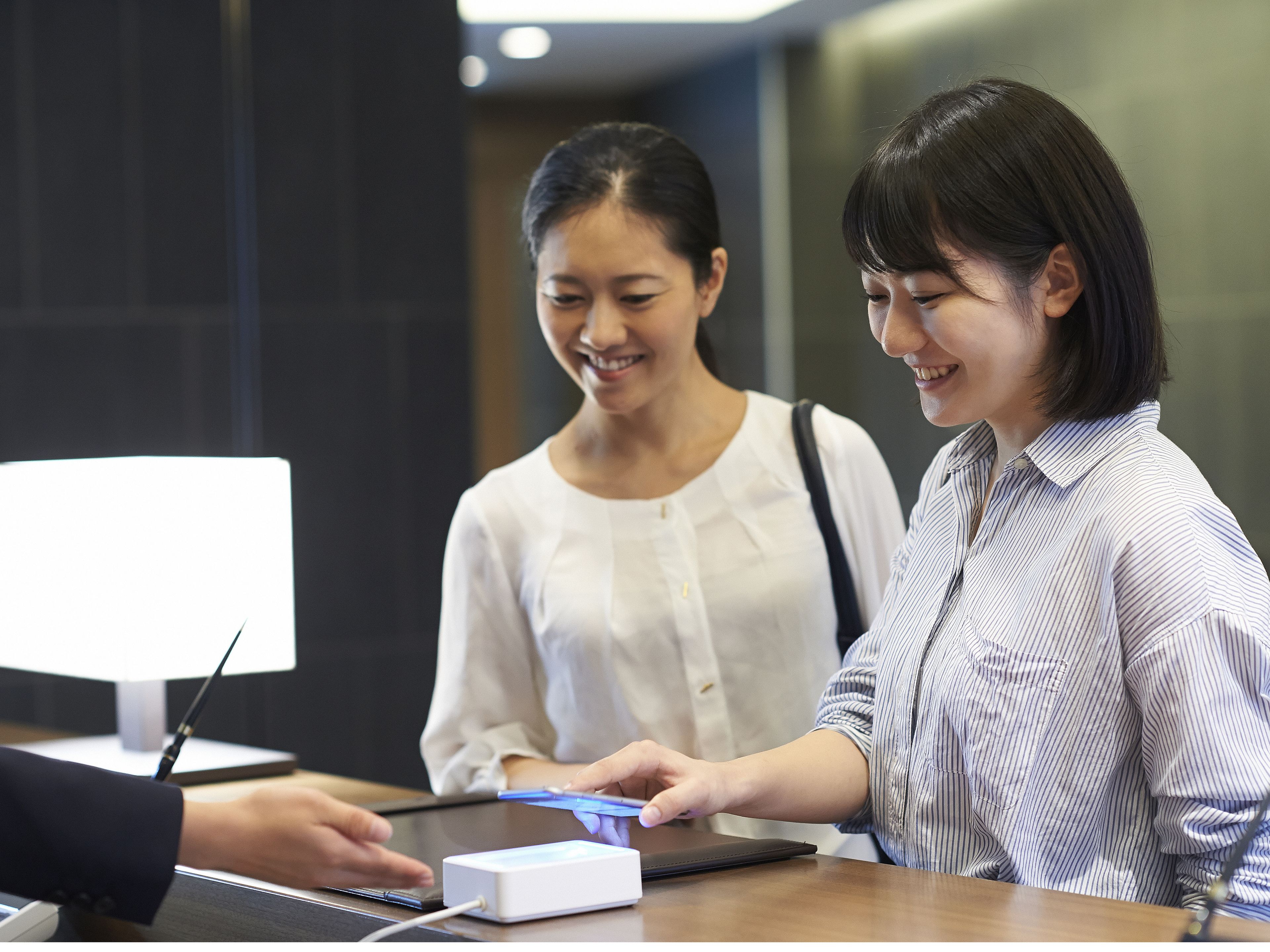 check-in/check-out kiosk