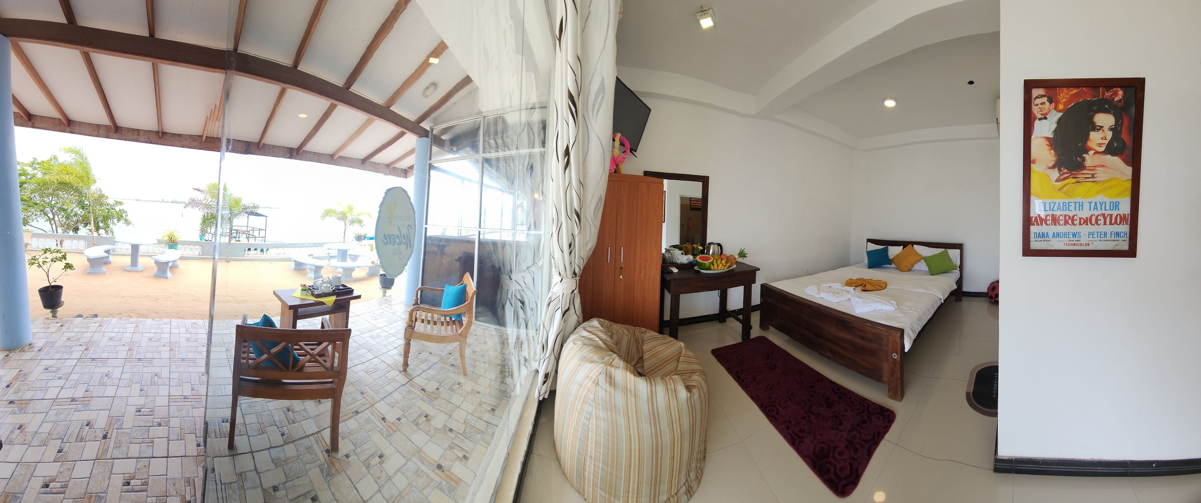 Superior-Doppelzimmer (With Lagoon View) | Schreibtisch, laptopgeeigneter Arbeitsplatz, Bügeleisen/Bügelbrett