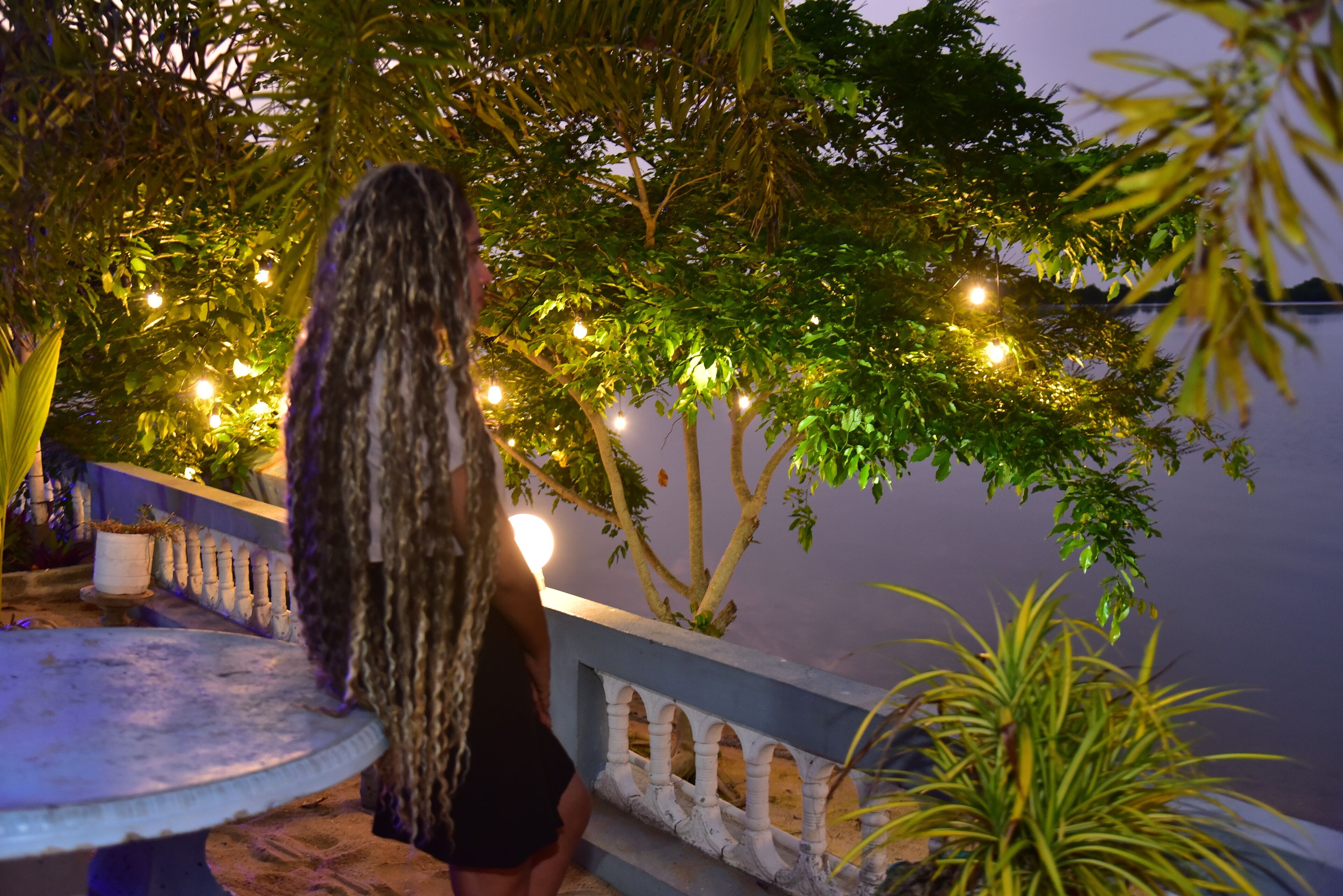 Fassade der Unterkunft   – Abend/Nacht