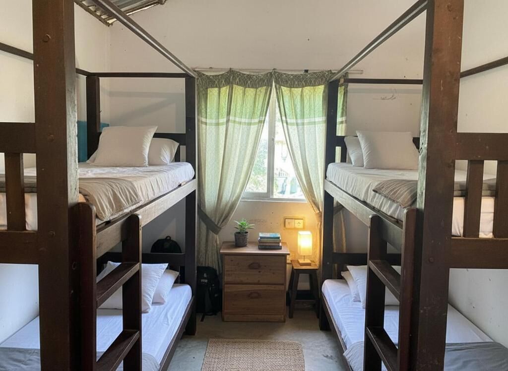 Comfort Shared Dormitory, Garden View | Premium bedding, pillow-top beds, iron/ironing board, free WiFi