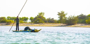 Uitzicht vanuit accommodatie