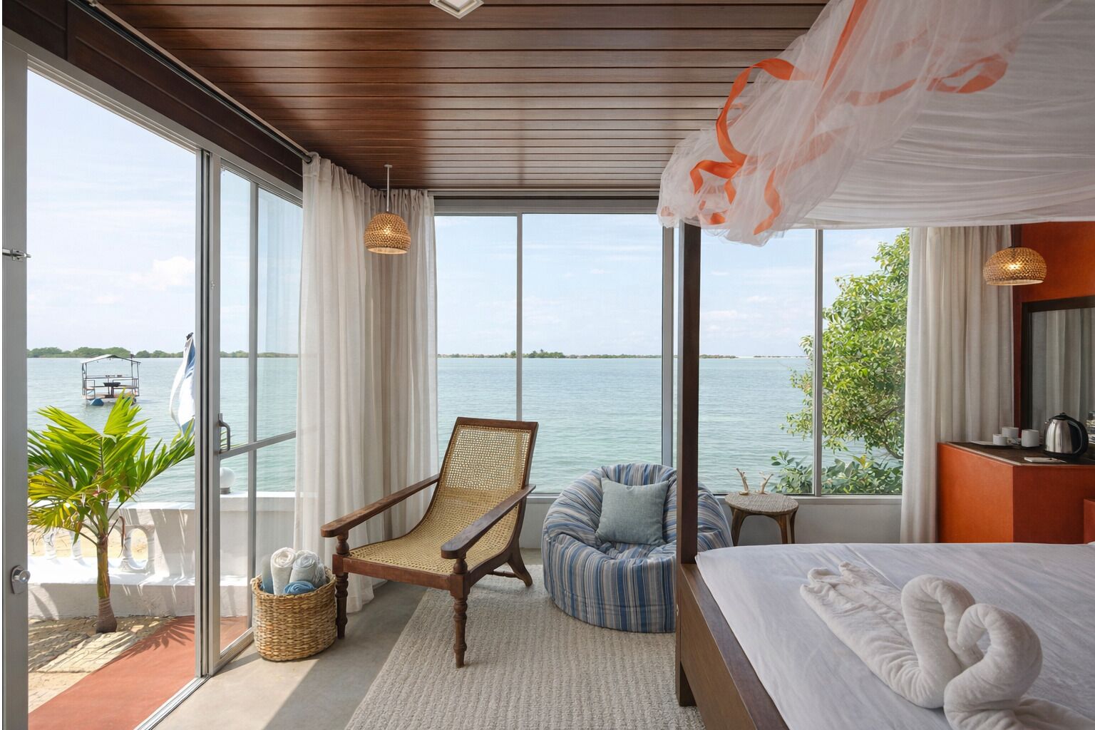 Romantic Room, Sea View | Premium bedding, pillowtop beds, desk, laptop workspace