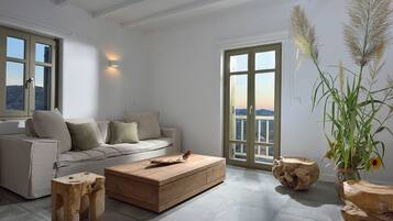 ヴィラ プライベートプール | リビングルーム | プラズマテレビ、DVD プレーヤー