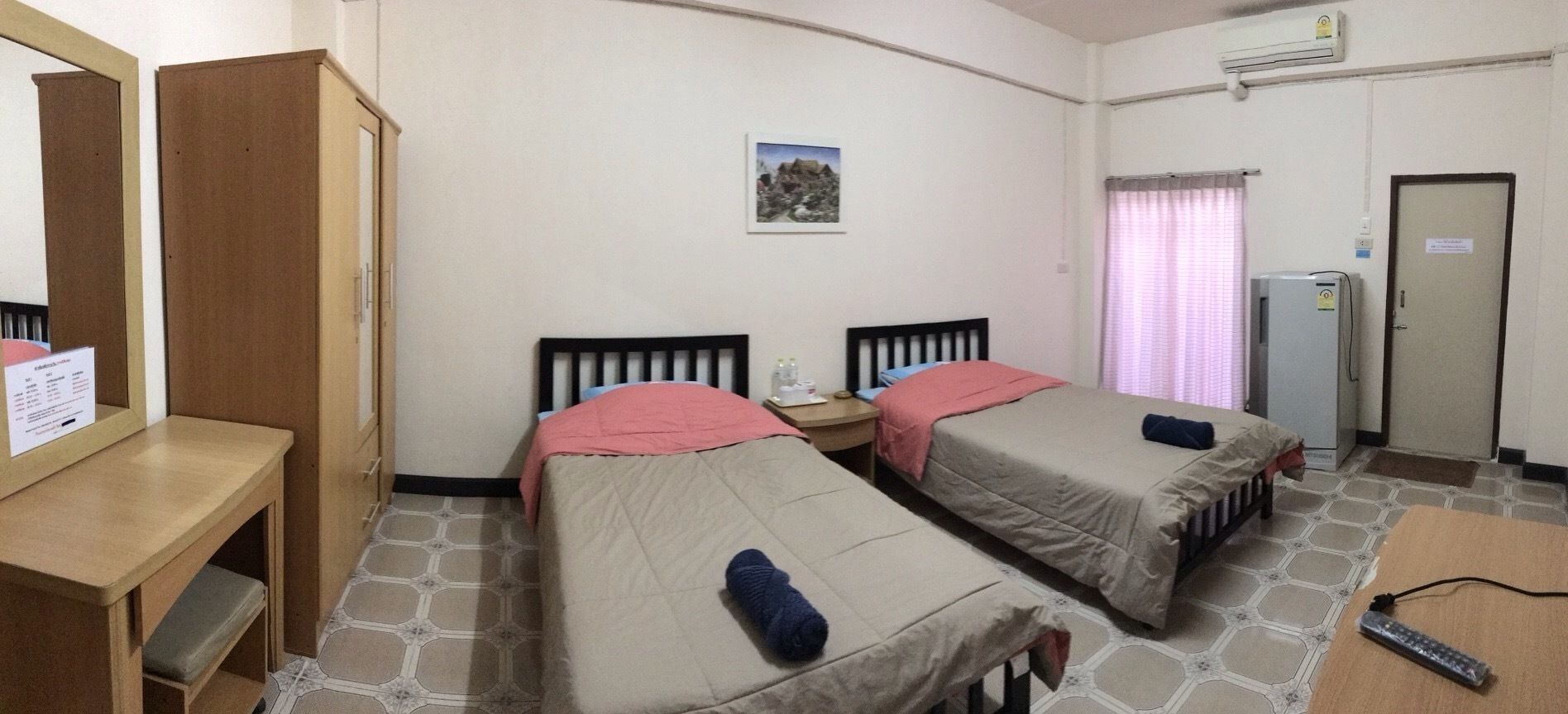 Desk, blackout drapes, rollaway beds, free WiFi