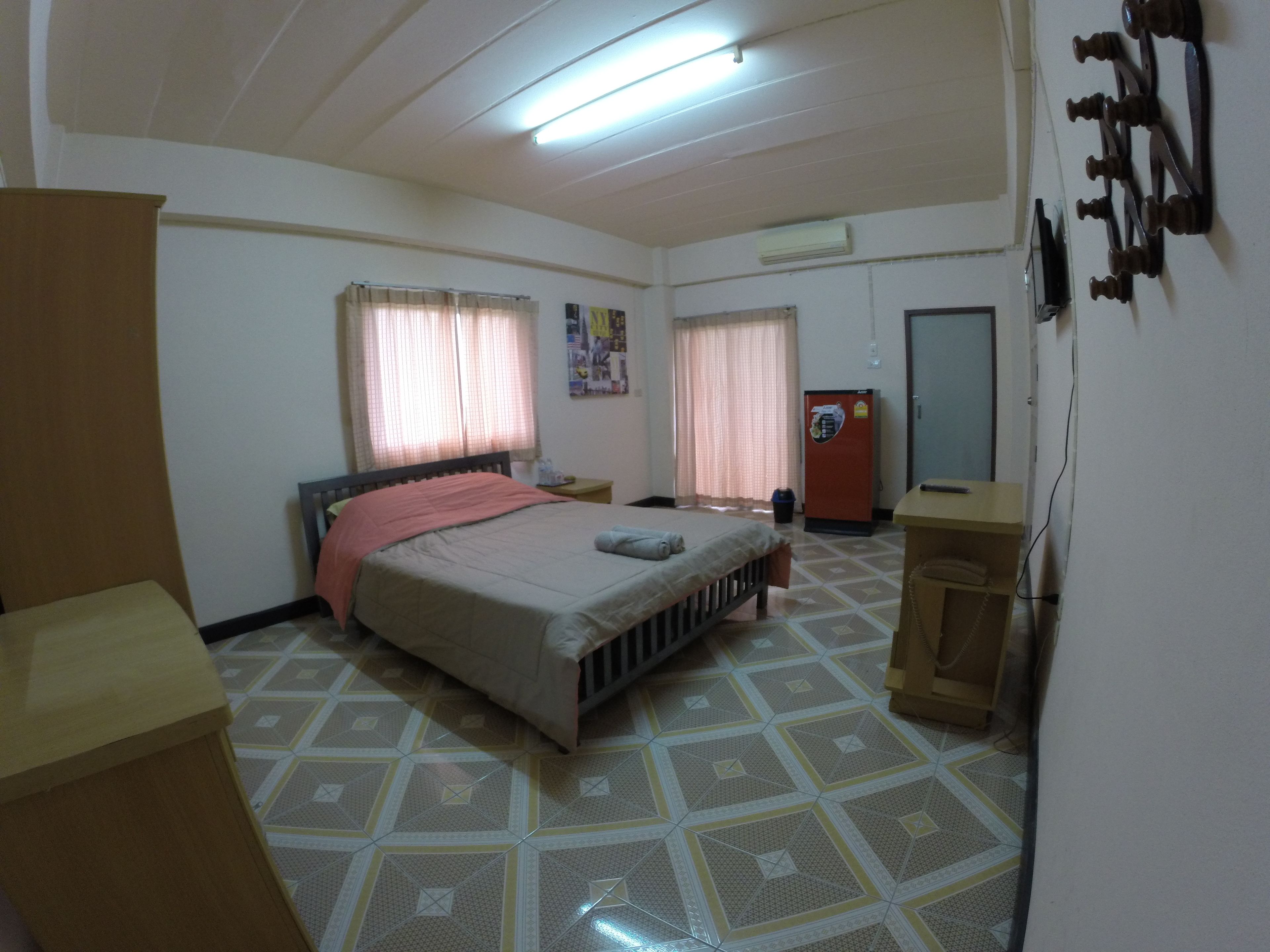 standard double  | desk, blackout curtains, rollaway beds, free wifi