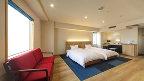 Deluxe Twin Room, Non Smoking | Down comforters, WiFi (free), bed sheets - Awa Kanko Hotel (Tokushima)