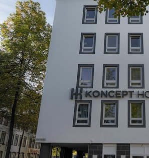 Fassade der Unterkunft